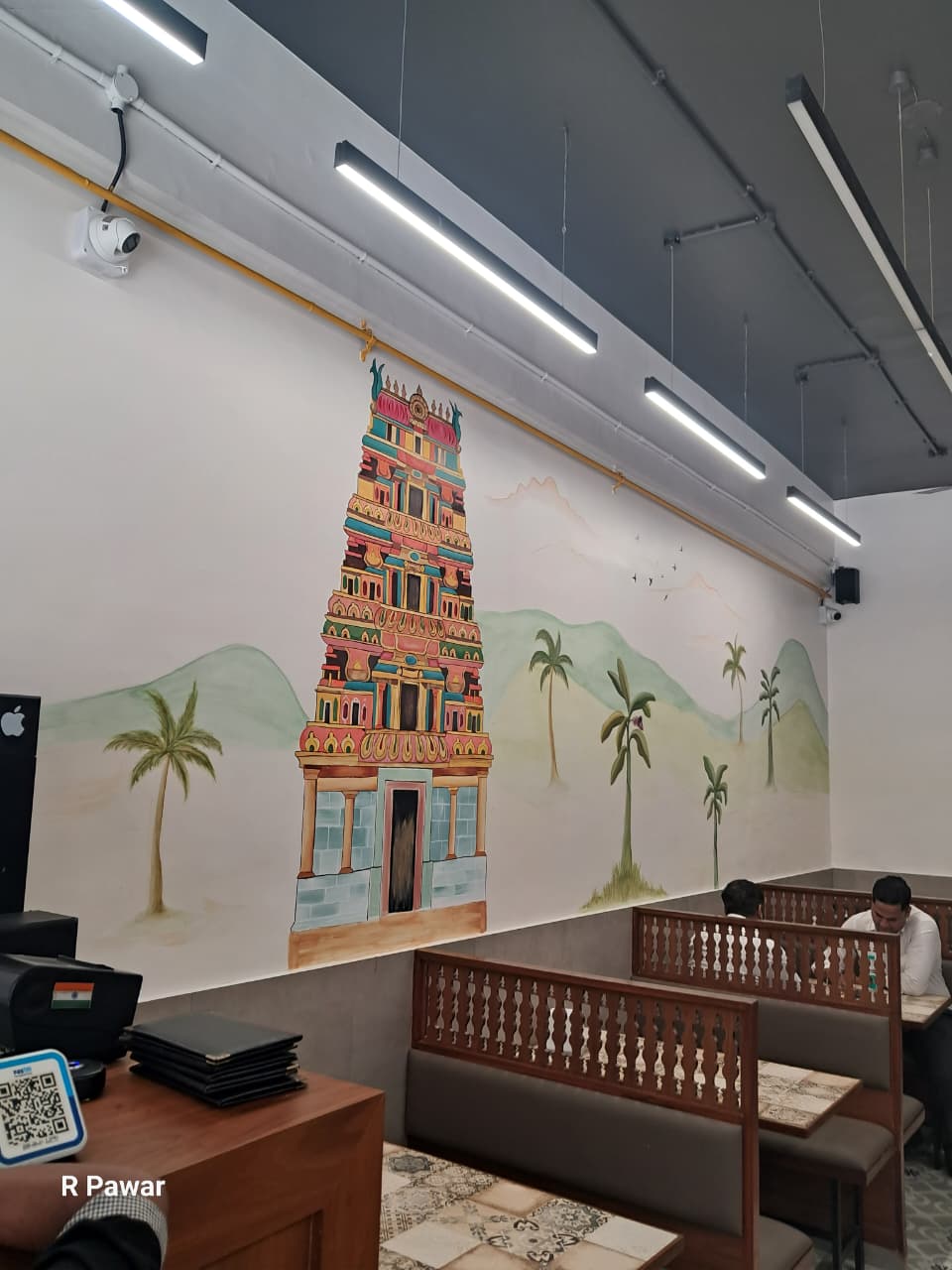 1,500 sq ft Anna Dosa Cafe, Kharghar — interior repaint + waterproofing + Chimney Painting, 2026
