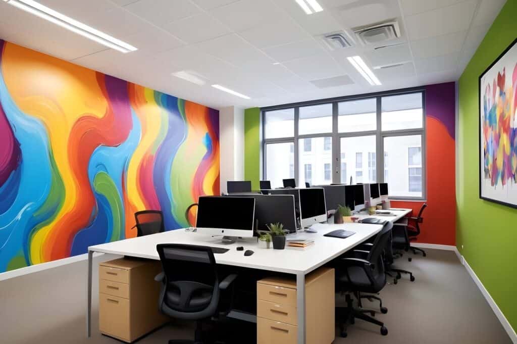 18,500 sq ft corporate floor, Vashi — interior + POP, 2025